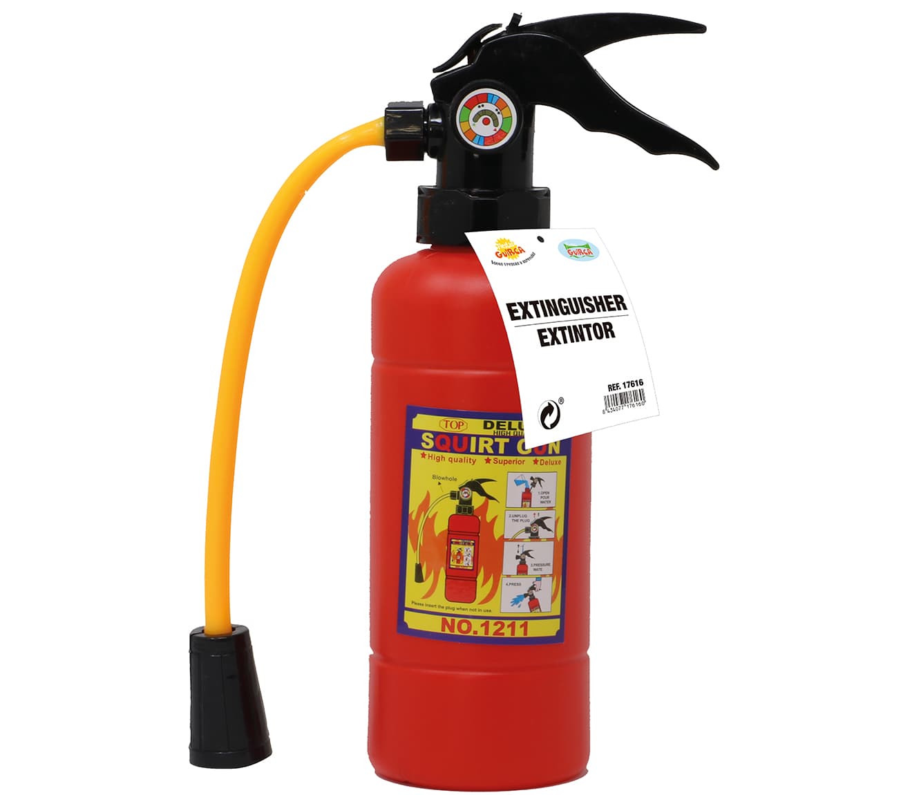 Brandslukker i plast, 30 cm