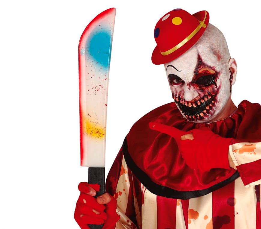 Flerfarvet machete 54 cm