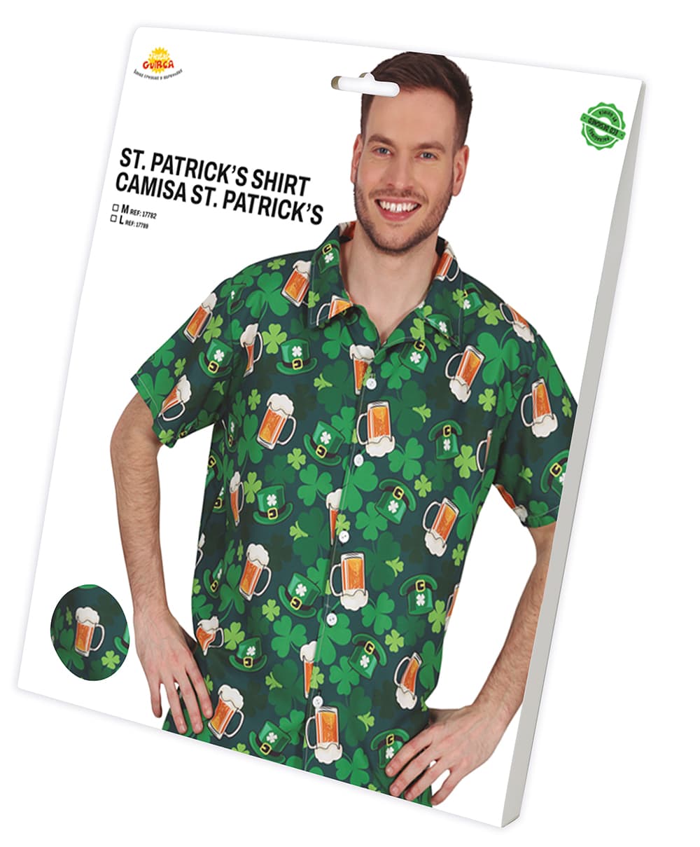 Skjorte til St. Patrick's Day til herrer