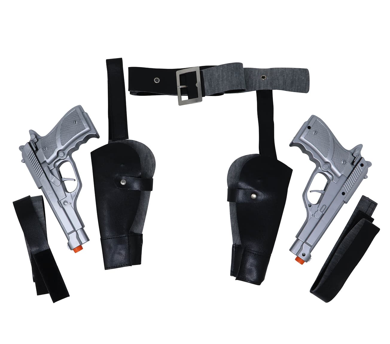 Dobbelthylster med pistoler, sort
