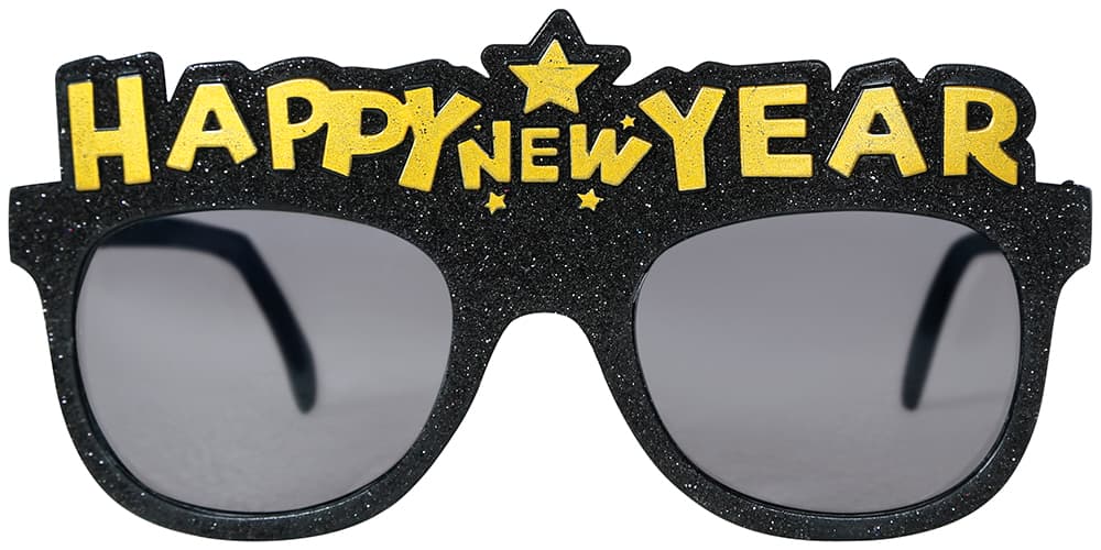 Briller "Happy New Year" til voksne