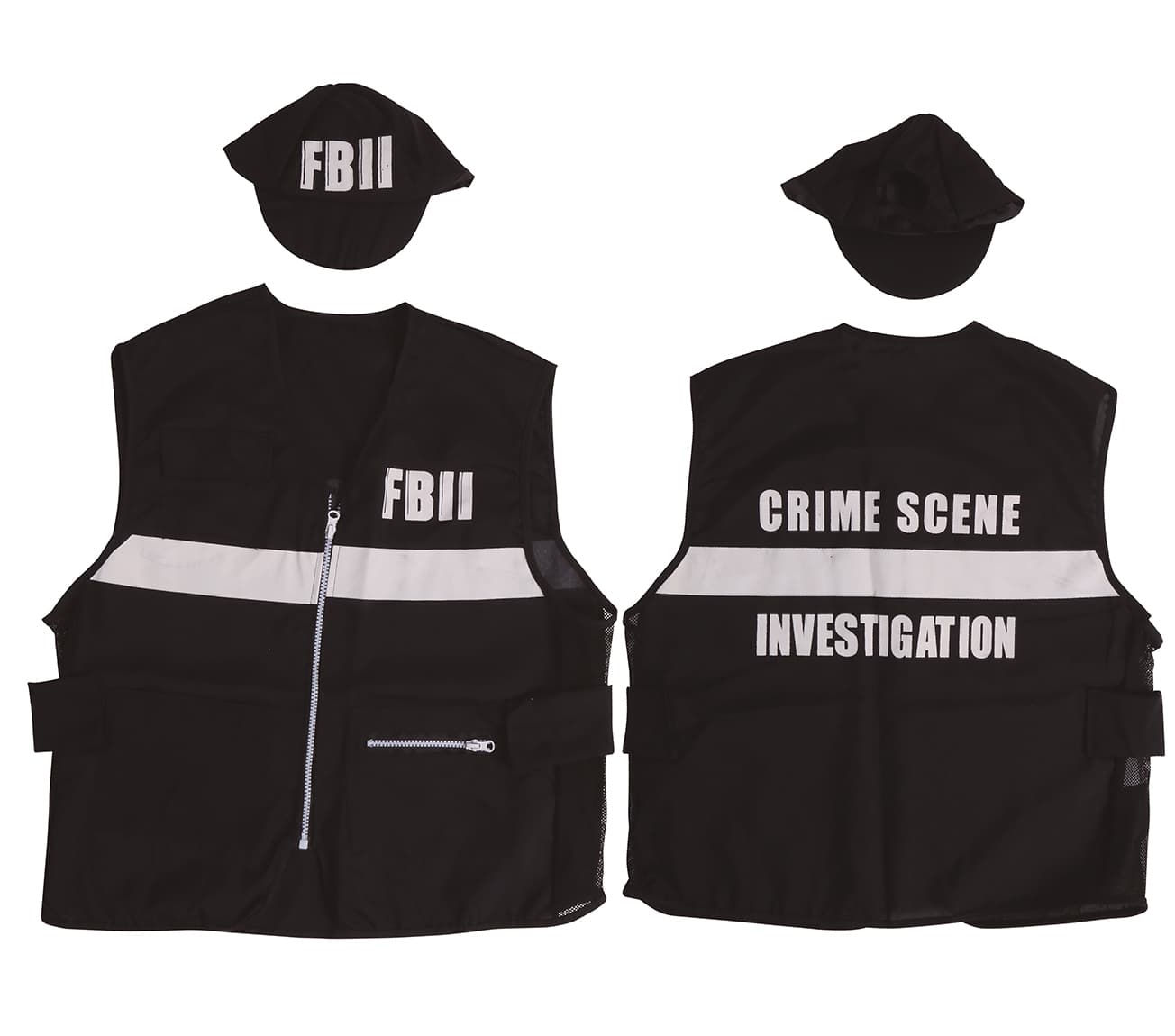 F.B.I.-kasket og vest