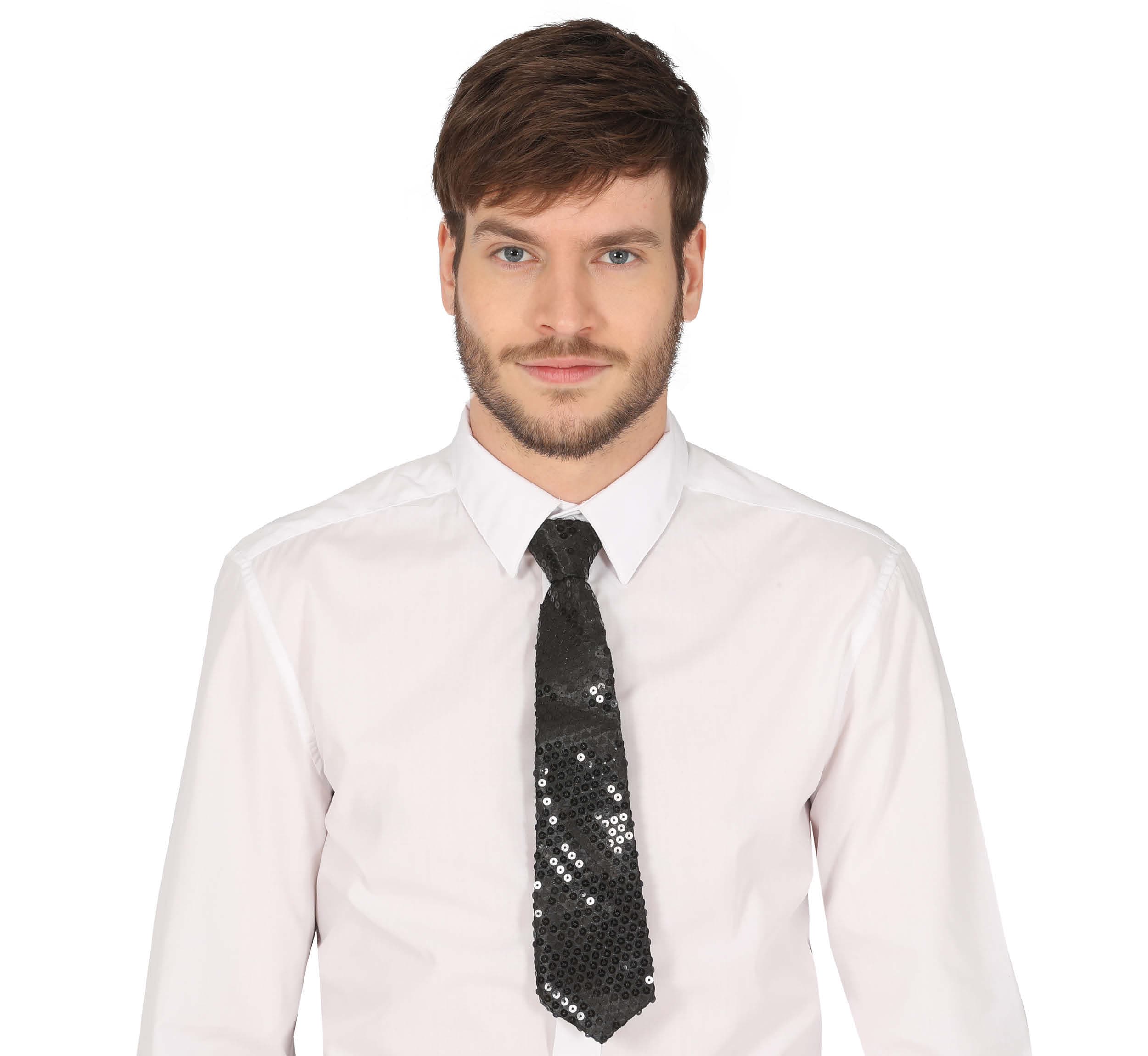 Sort pailletslips