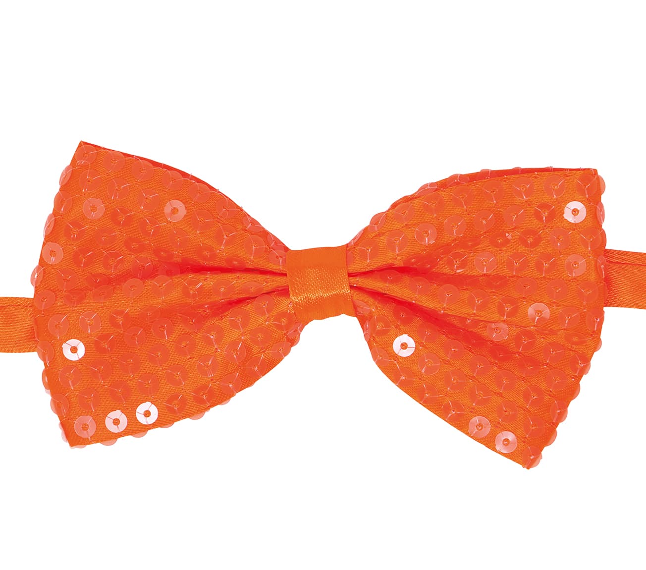 Neonorange pailletbutterfly 13 cm