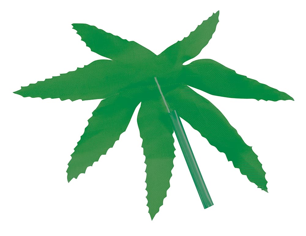 Halskæde med marihuanablade