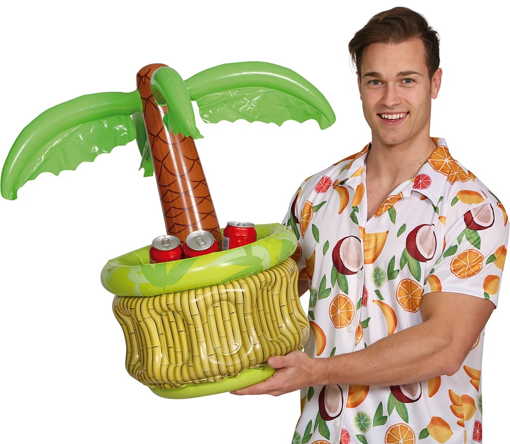 Oppustelig palmekøler 65 cm