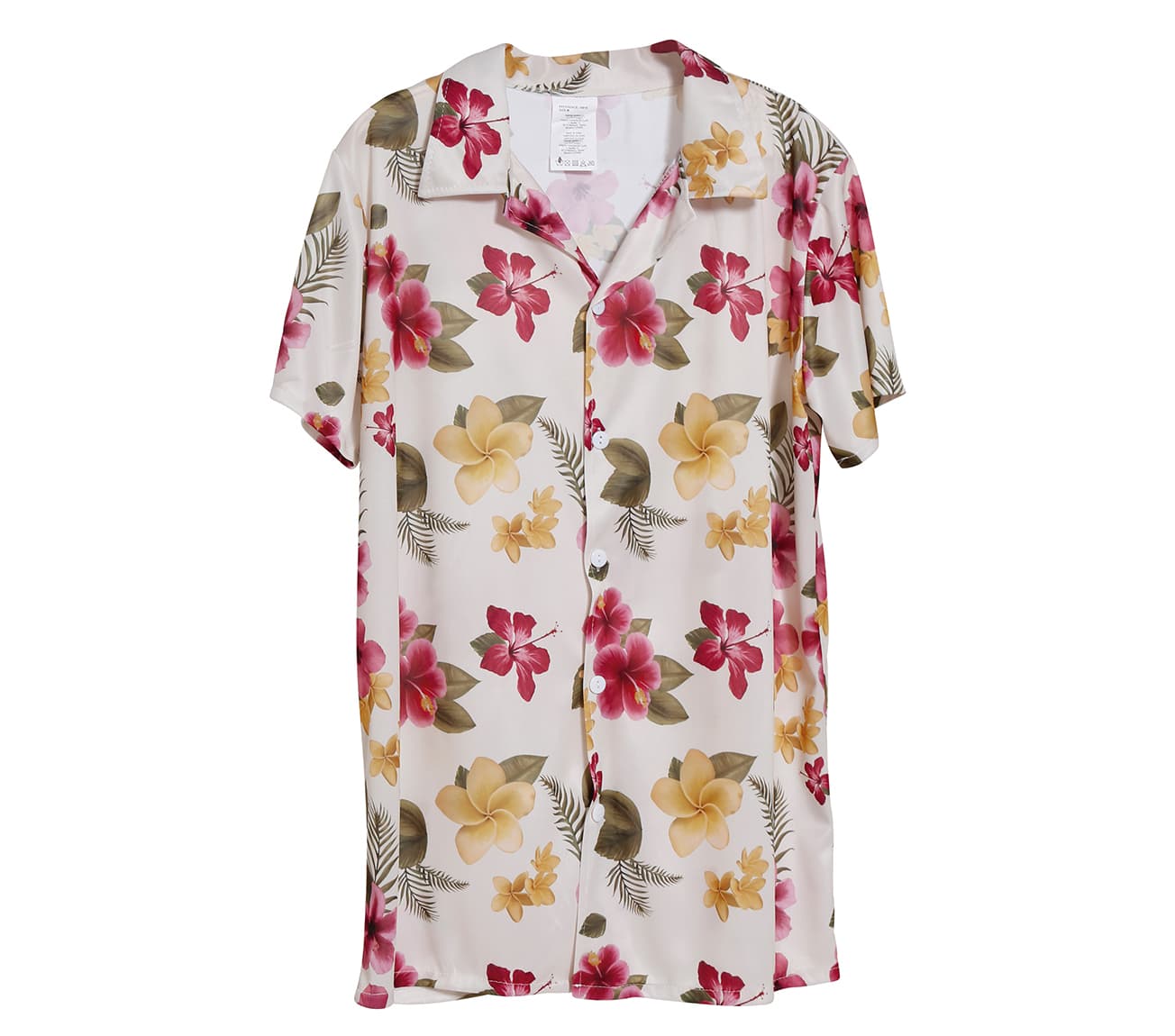 Hawaiiskjorte med blomster til herrer