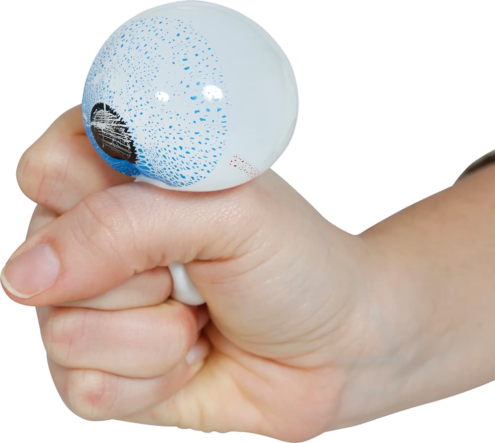 Klemmeøje i gummi, 6 cm
