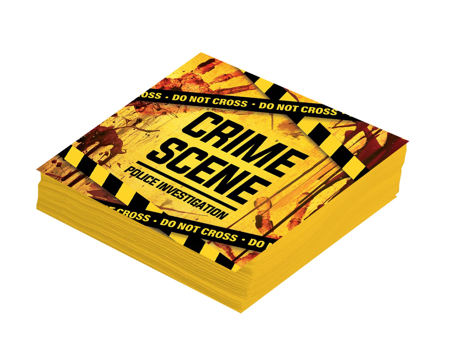 Pose med 20 Crime Scene-servietter, 16 × 16 cm