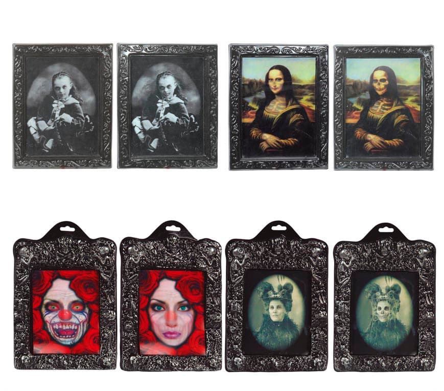 Assorterede gyserbilleder, 22 × 29 cm