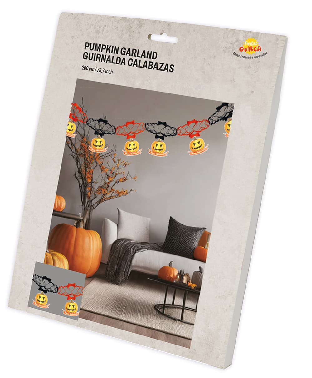 Halloween-fantasiguirlande, 14,5 × 200 cm