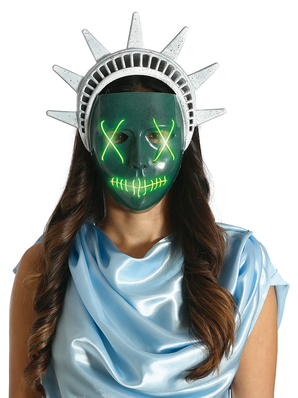 Frihedsmaske med lys, PVC