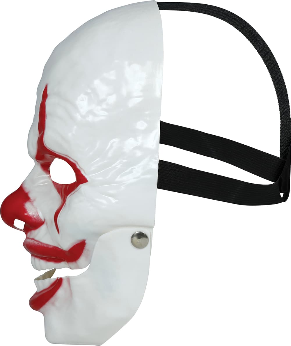Smilende klovnemaske, PVC