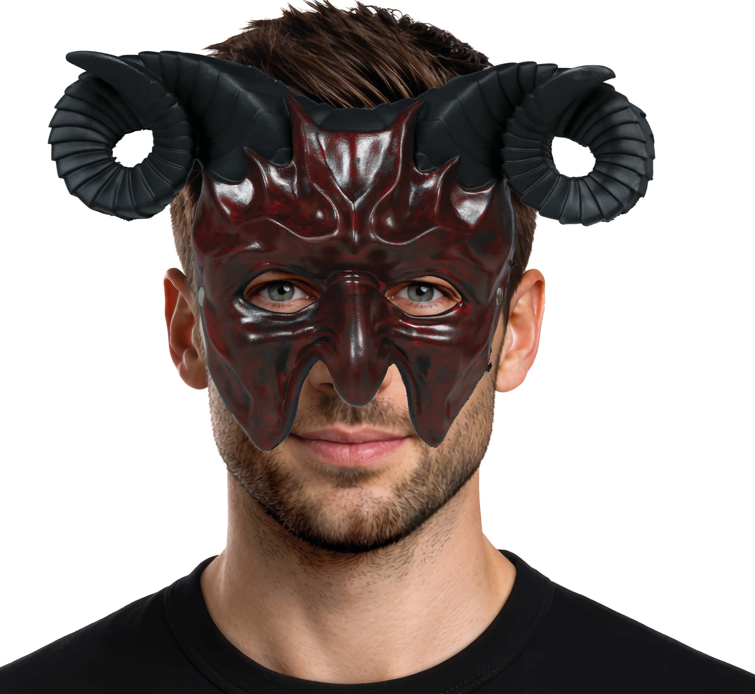 Djævelsk halvmaske, PVC