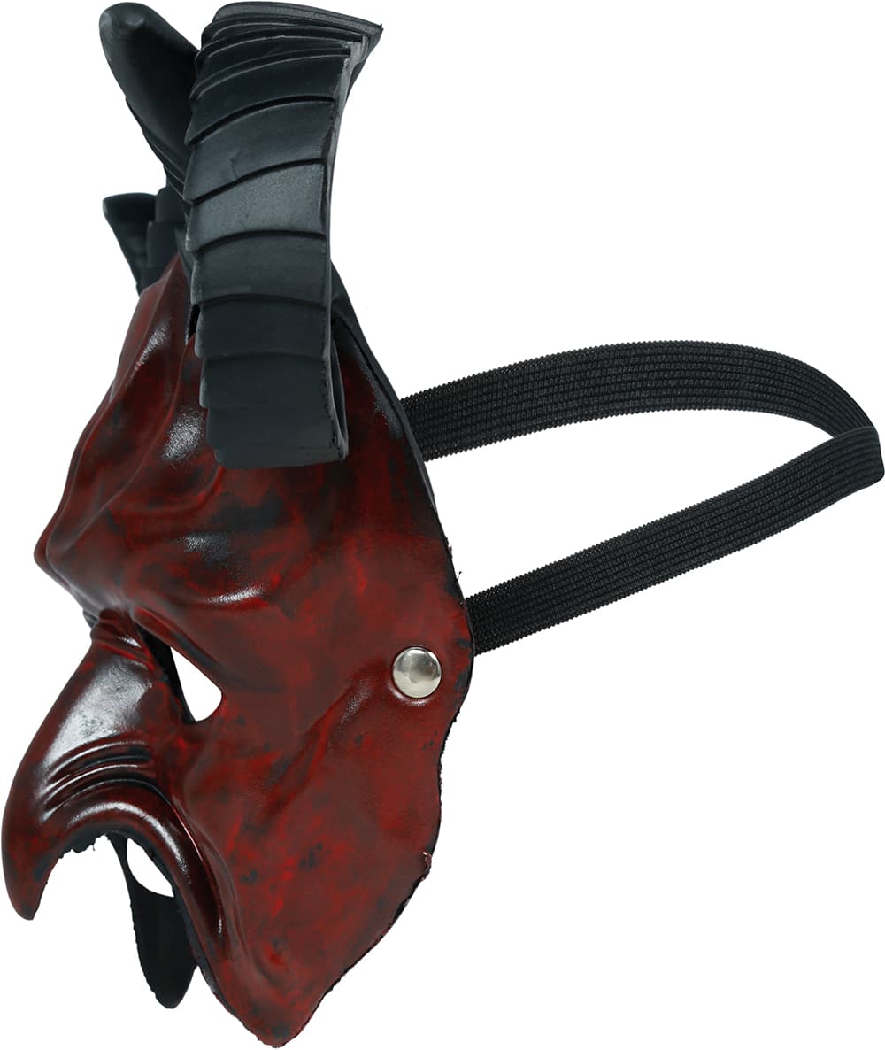 Djævelsk halvmaske, PVC