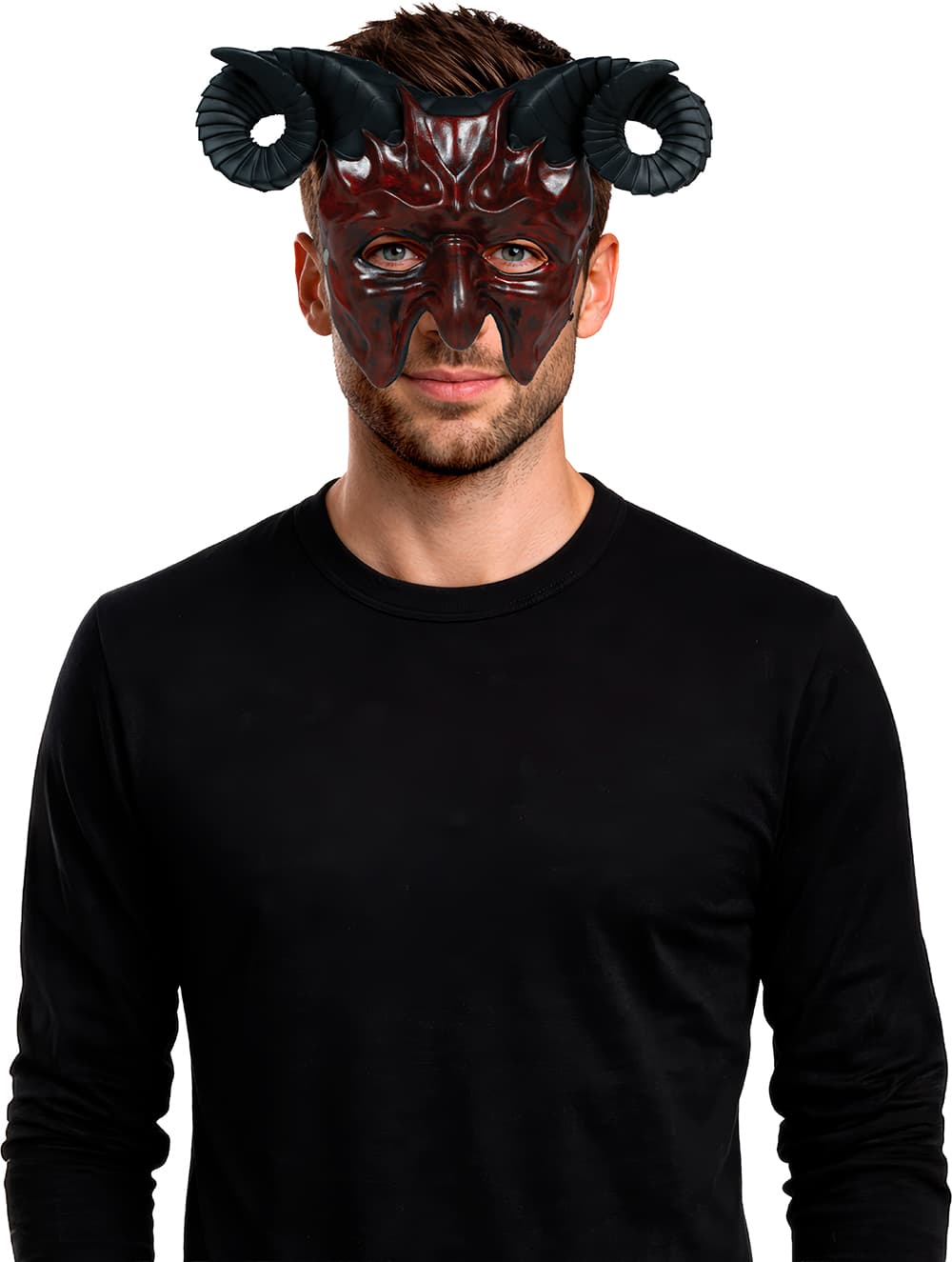 Djævelsk halvmaske, PVC