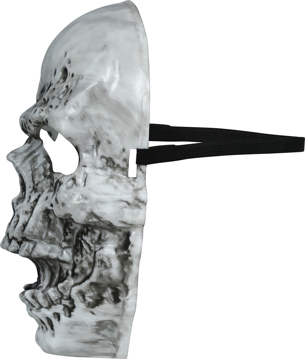 Kraniemaske, PVC, hvid, model 20113