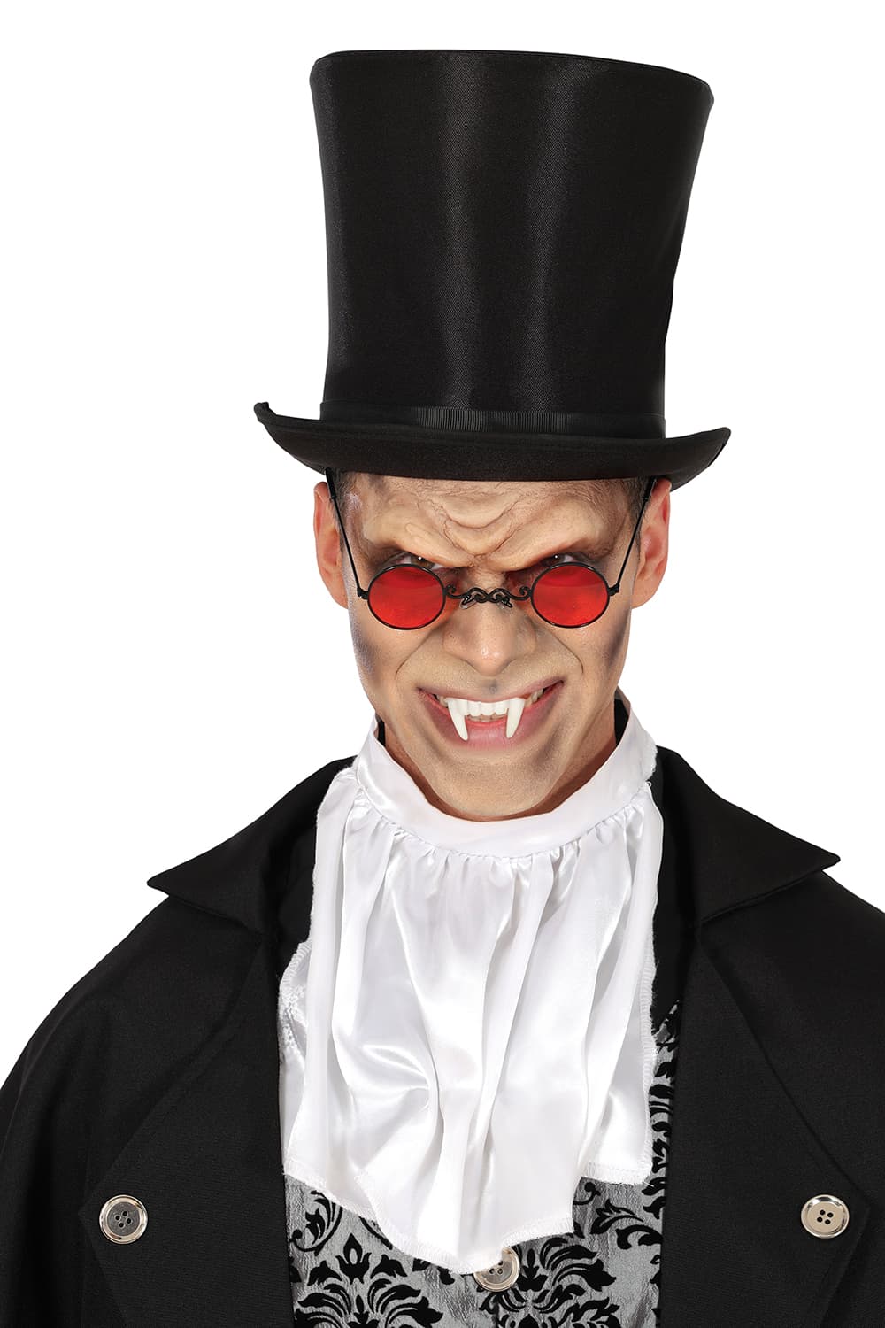 Vampyrhugtænder, hvid og beige, model 20906