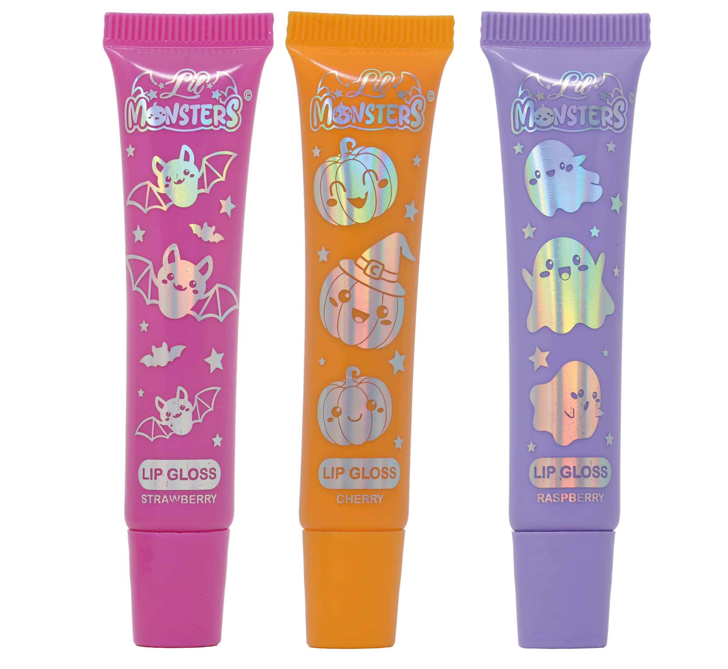 Lil Monsters lipgloss-trio til børn, assorterede motiver