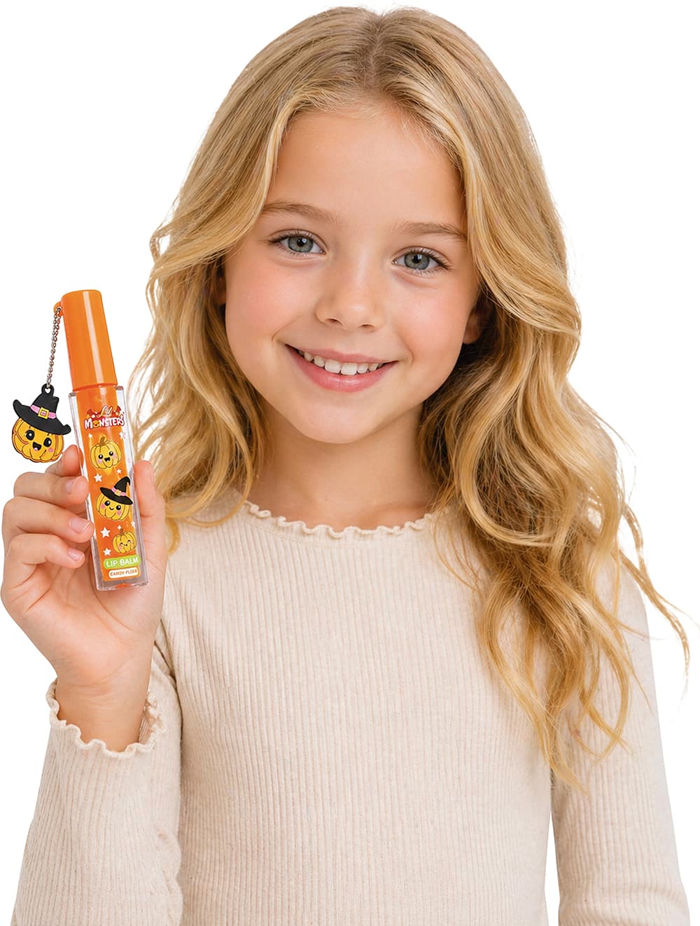 Lil Monsters lipgloss med vedhæng, assorterede motiver