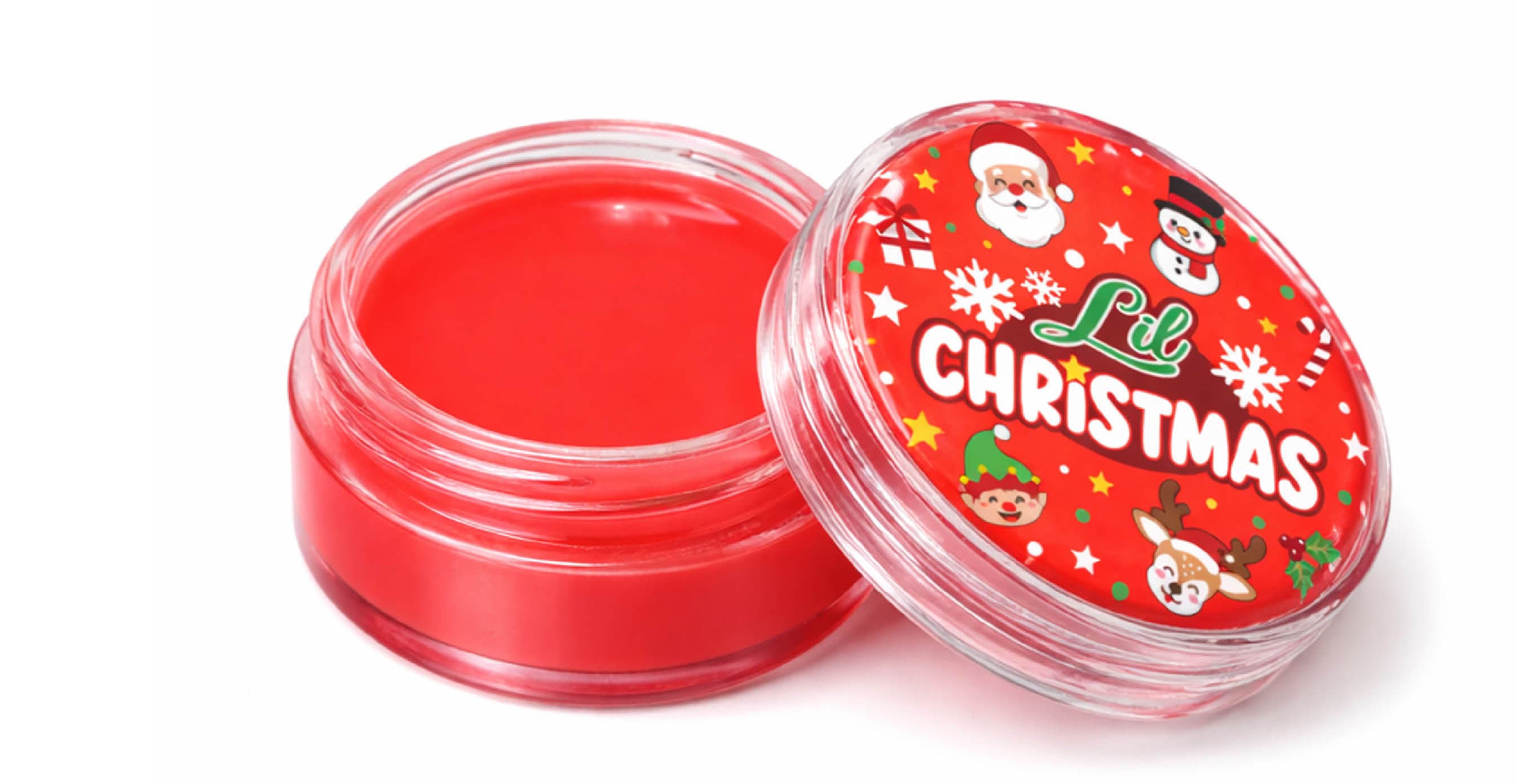 Lil Xmas læbepomade, rød, jordbær, til børn