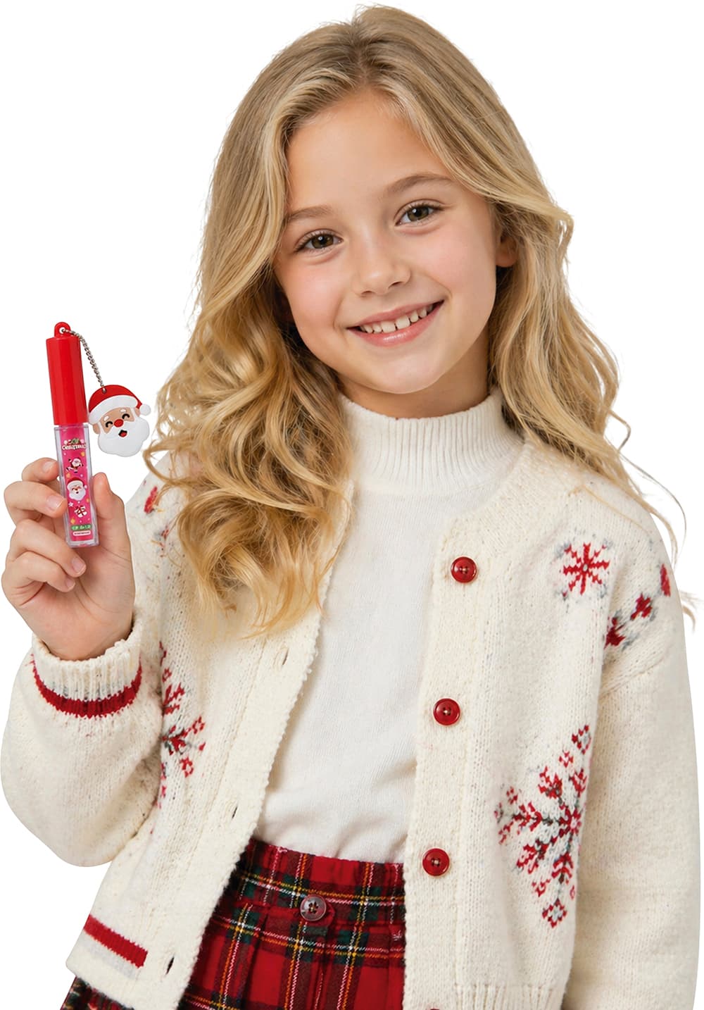 Lil Xmas lipgloss med vedhæng, assorterede motiver