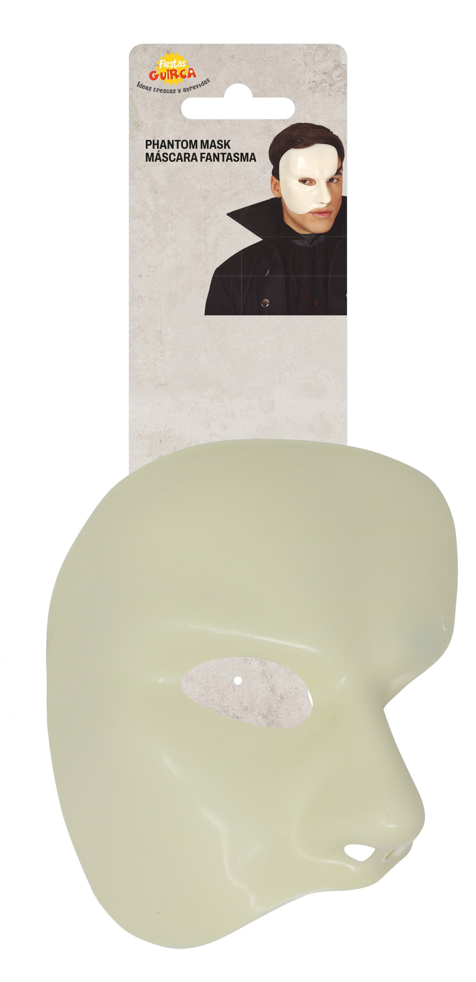 Halvmaske, spøgelse, PVC