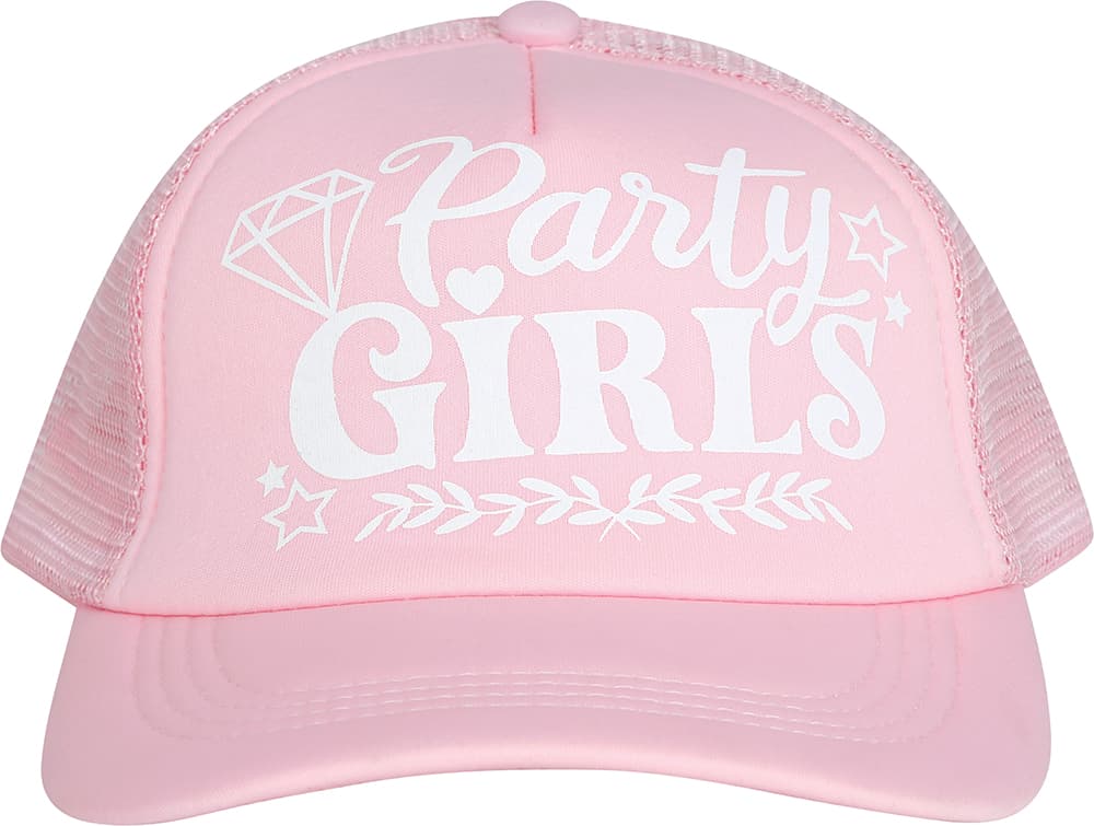 Lyserød Party Girls-kasket, til voksne