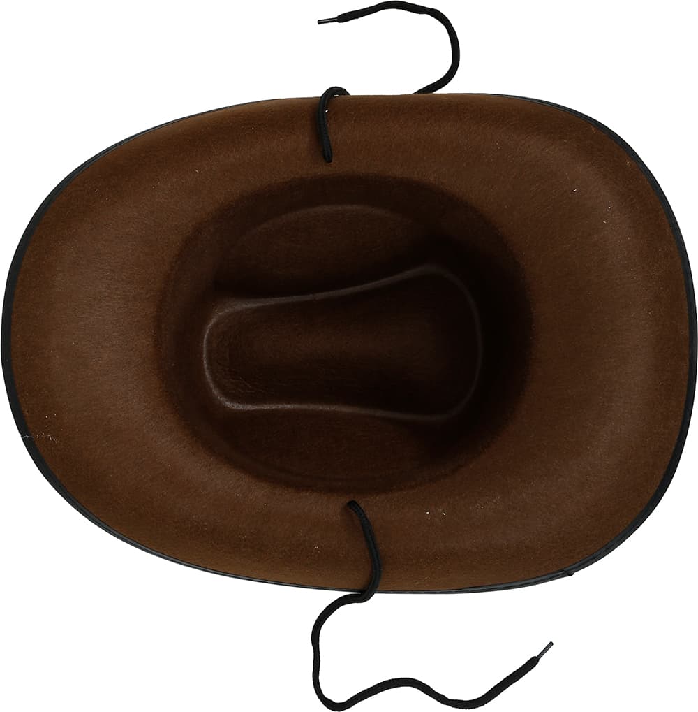 Brun australsk cowboyhat til voksne