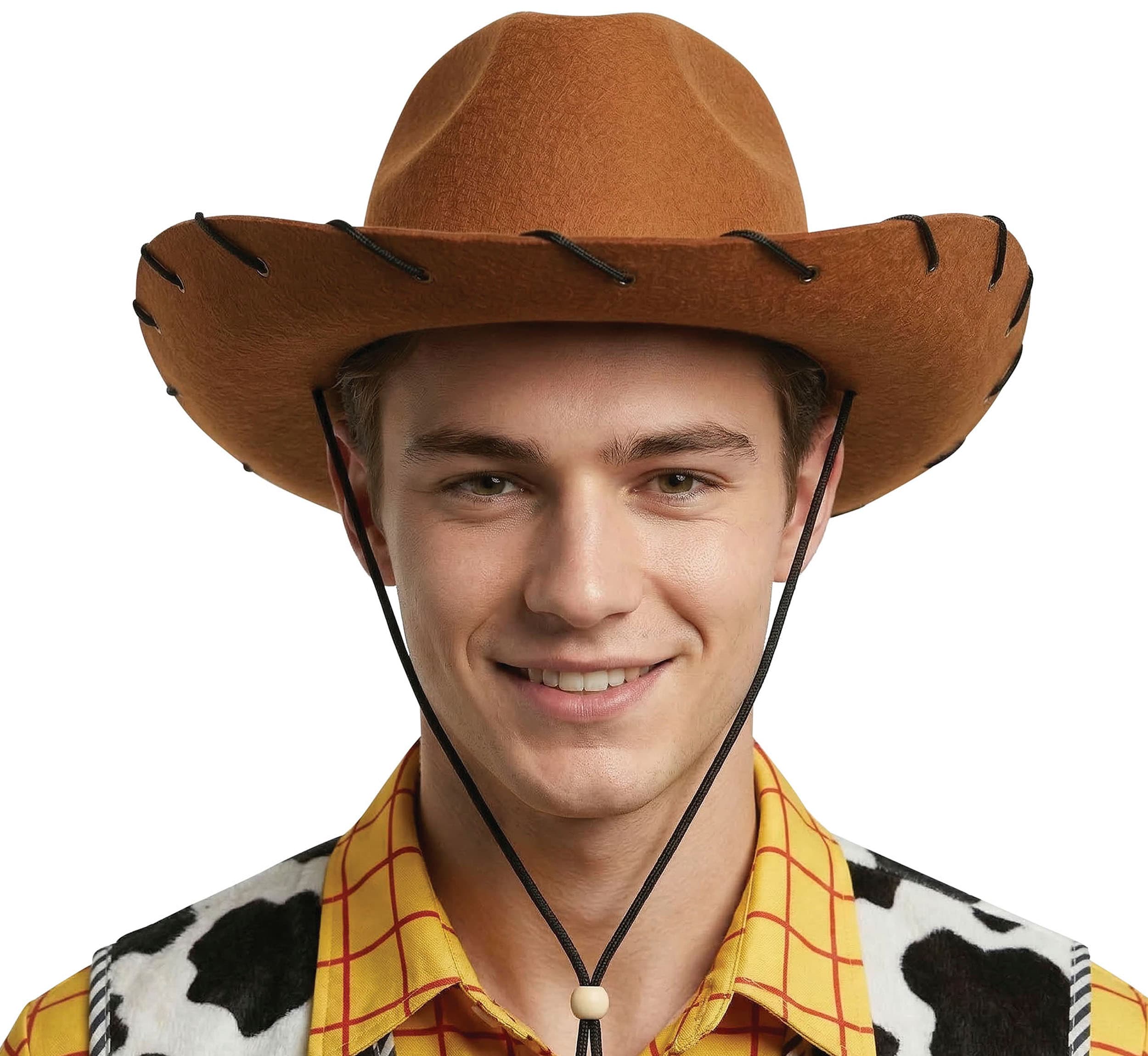 Cowboyhat i filt, brun, model 23165
