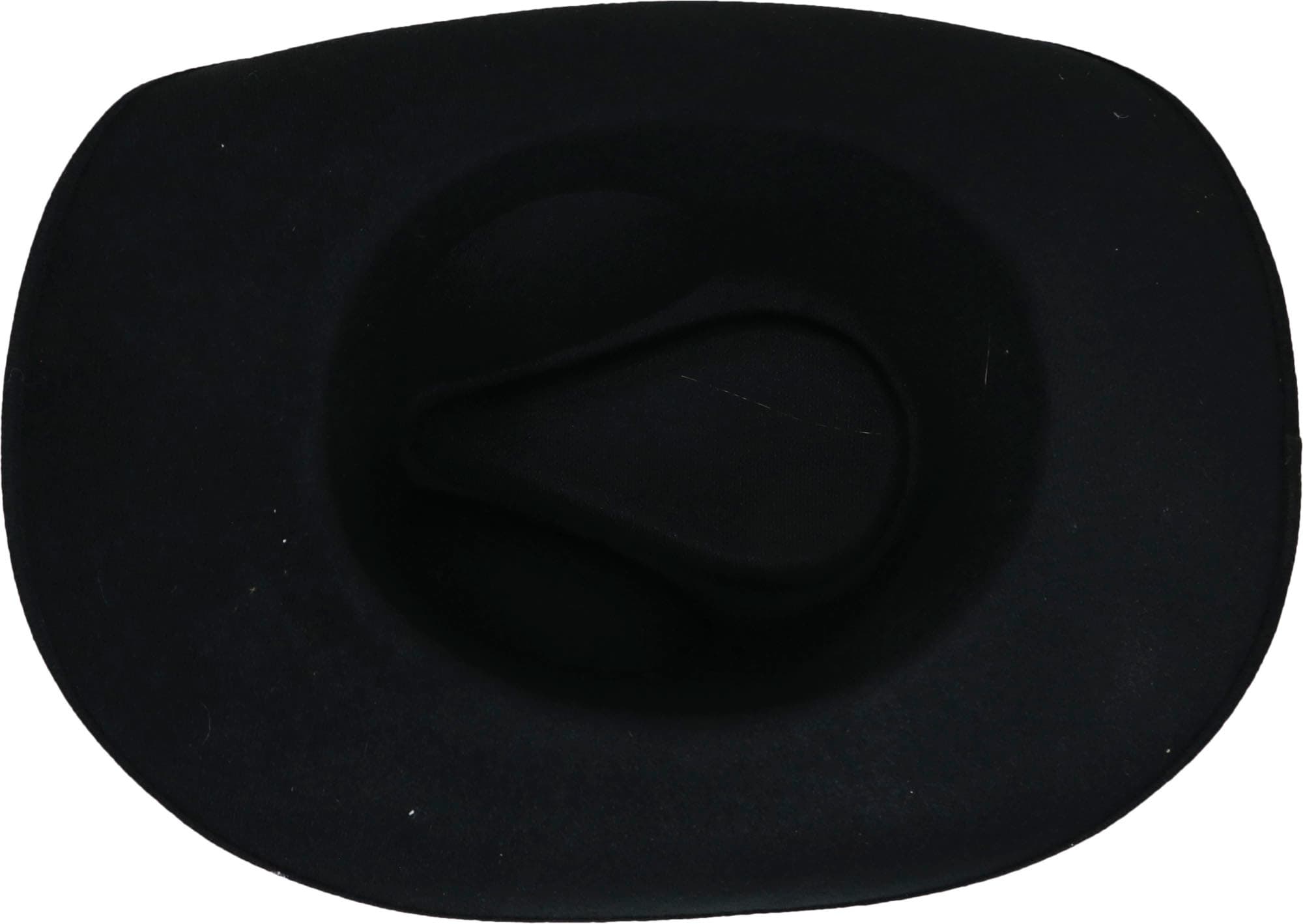 Cowboyhat i filt, sort