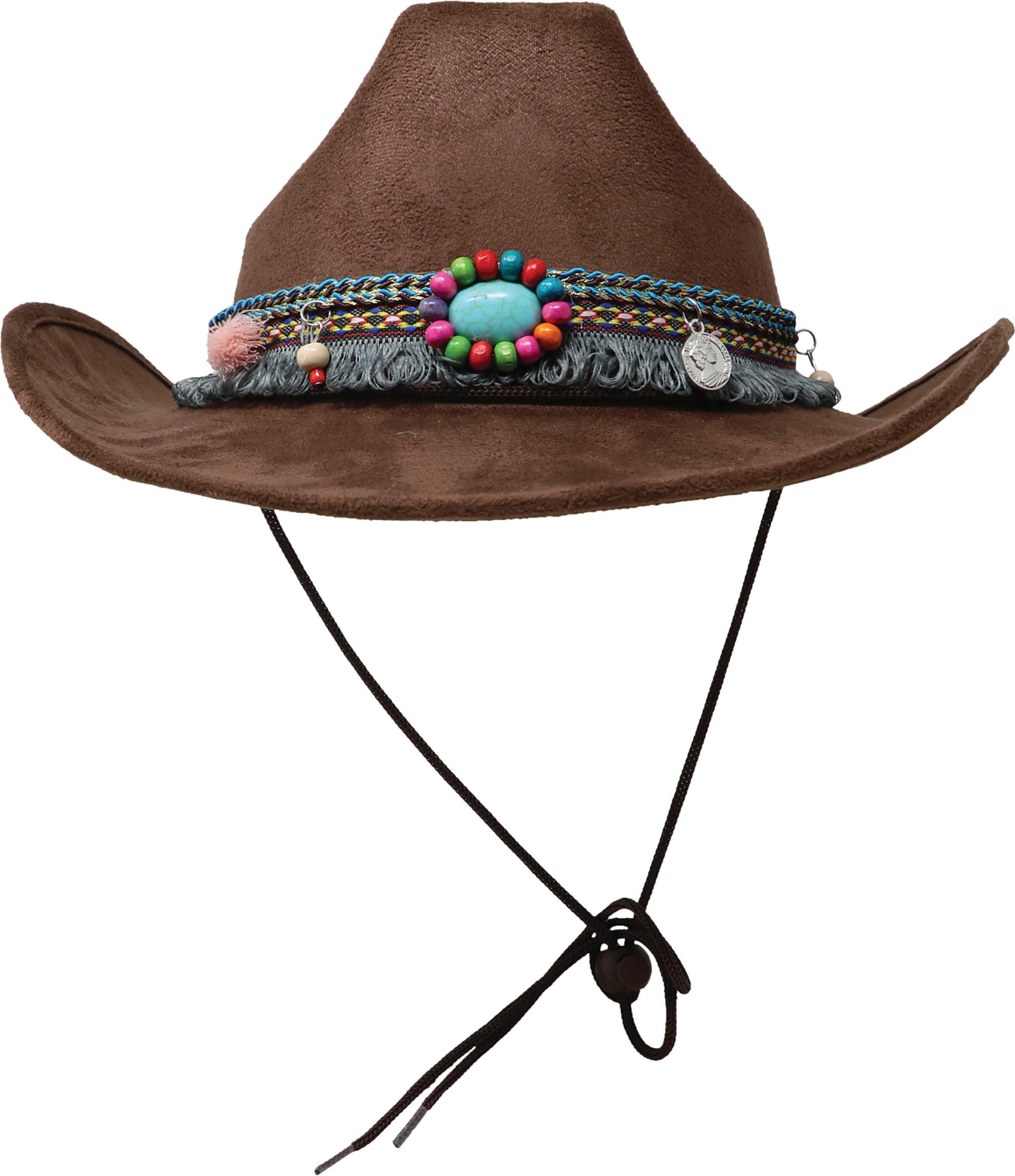 Cowboyhat i filt, brun, model 23169