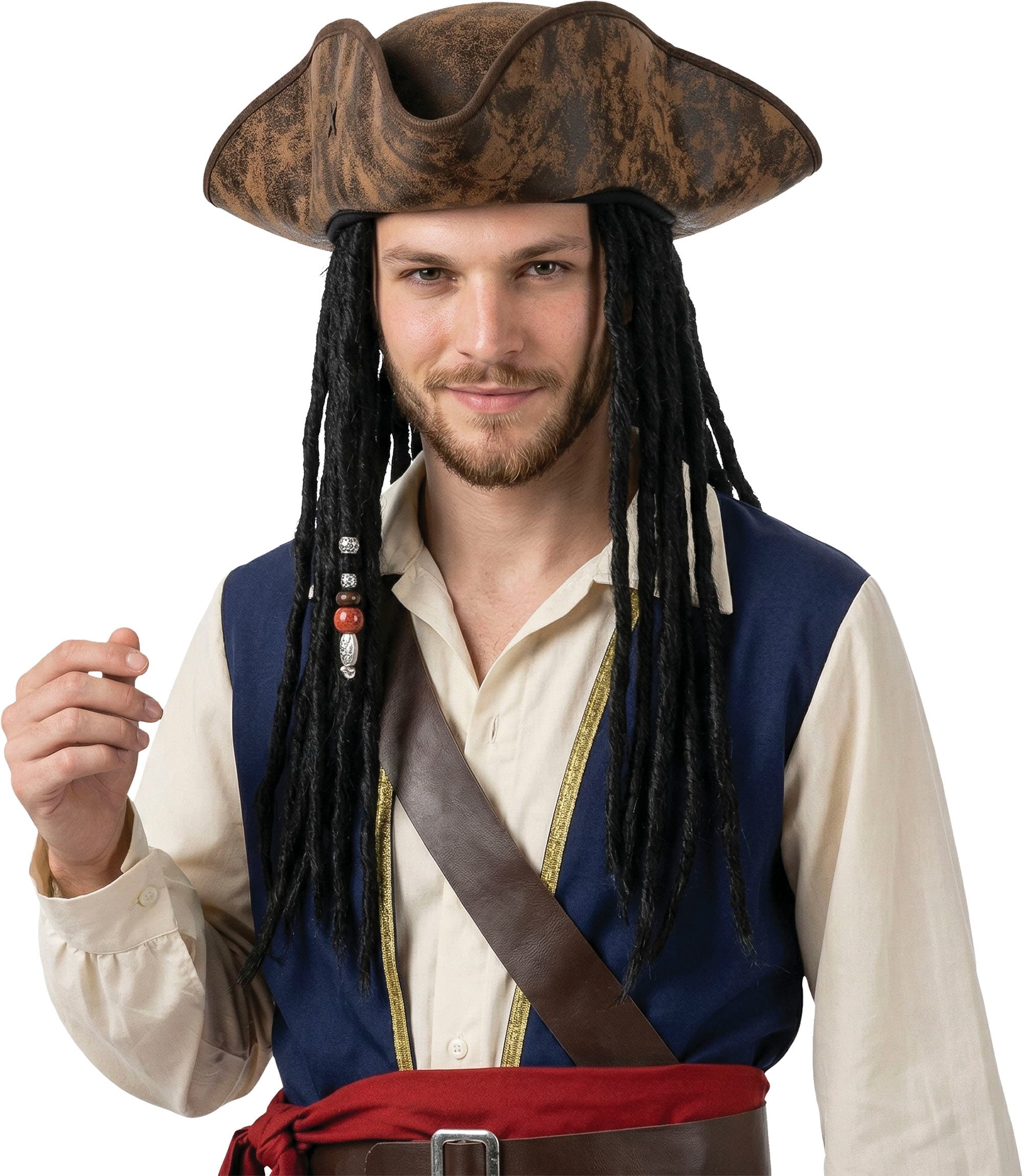 Pirathat med dreadlocks