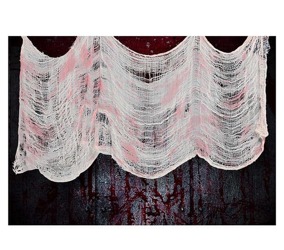 Blodigt stof, 76 × 228 cm
