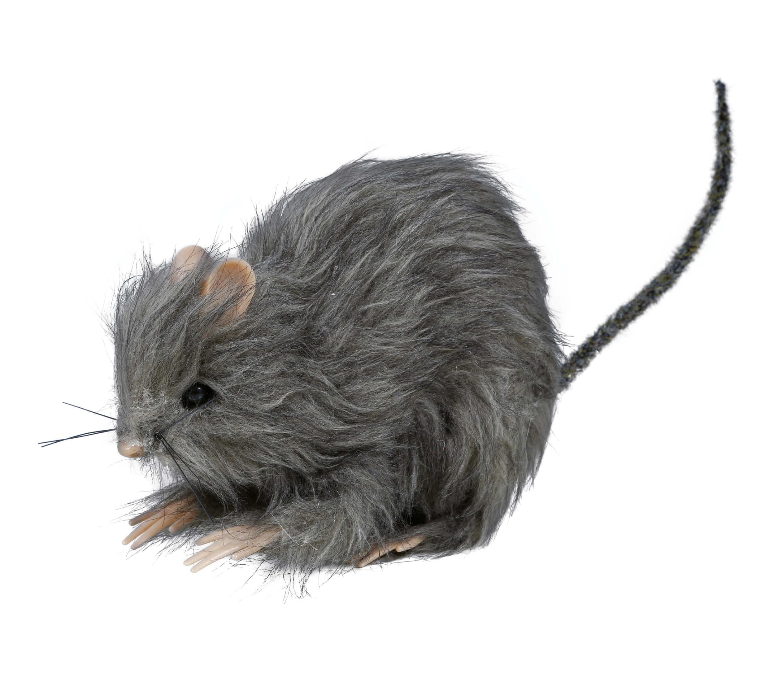 Lille lodden rotte 15 cm