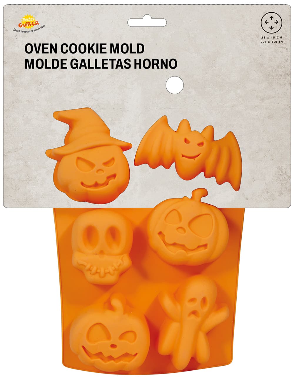 Form til 6 assorterede småkager, 23 × 15 cm