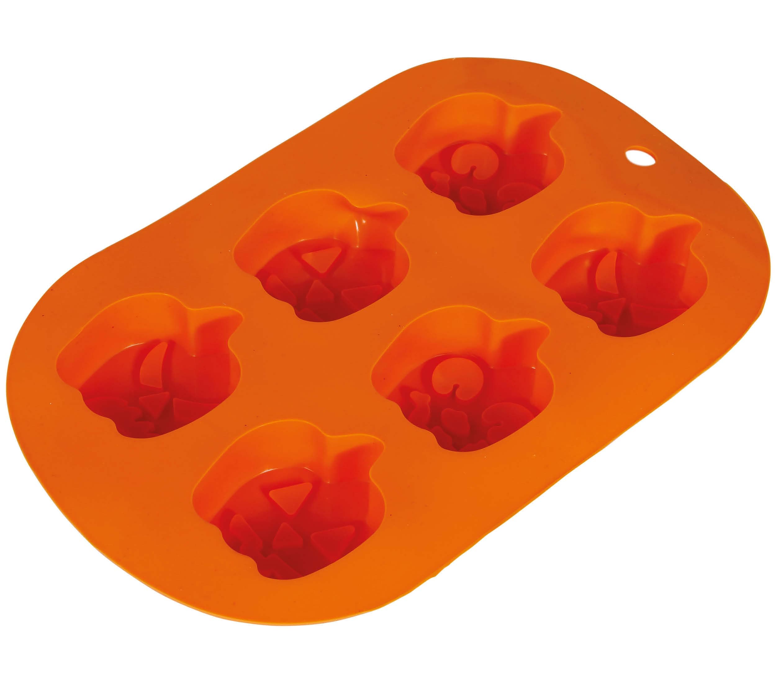 Form til 6 græskarsmåkager, 27 × 17 cm, model 24513