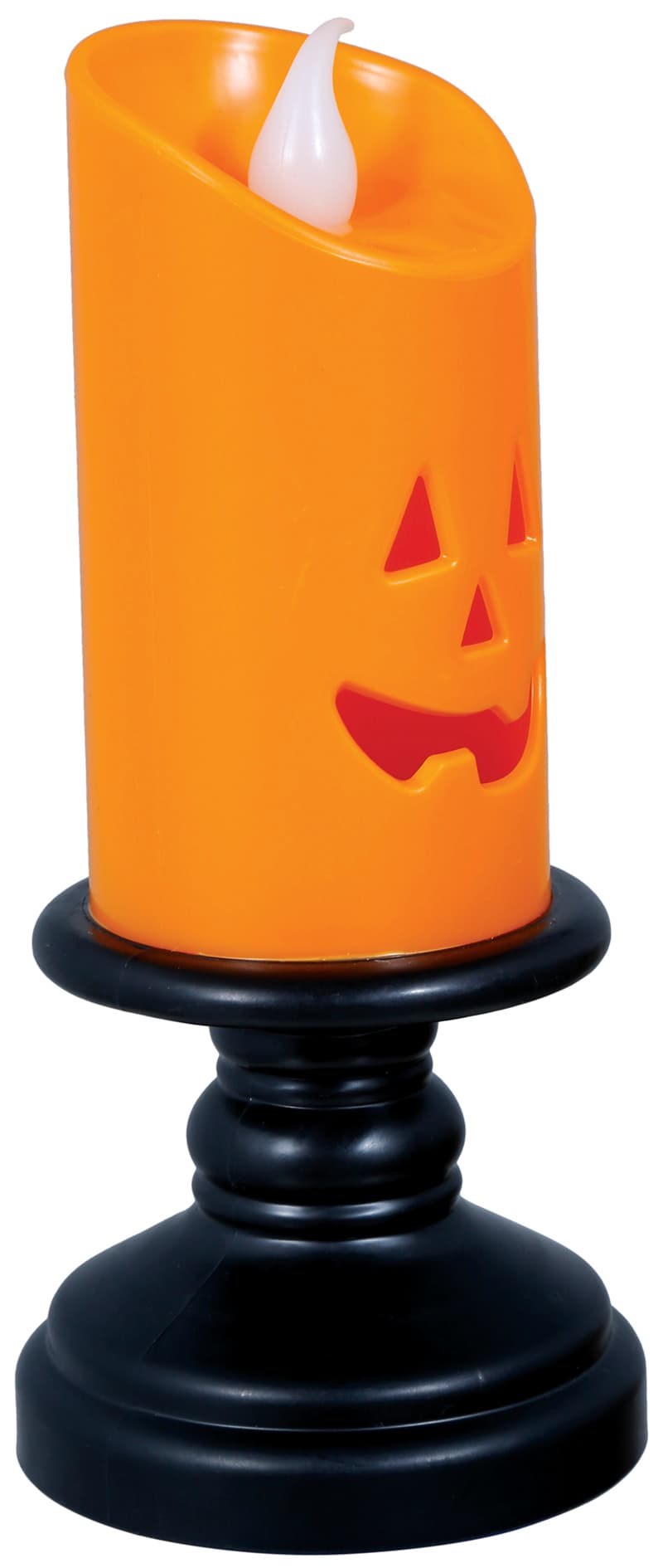 Orange lys med lyseffekt, 12,5 cm