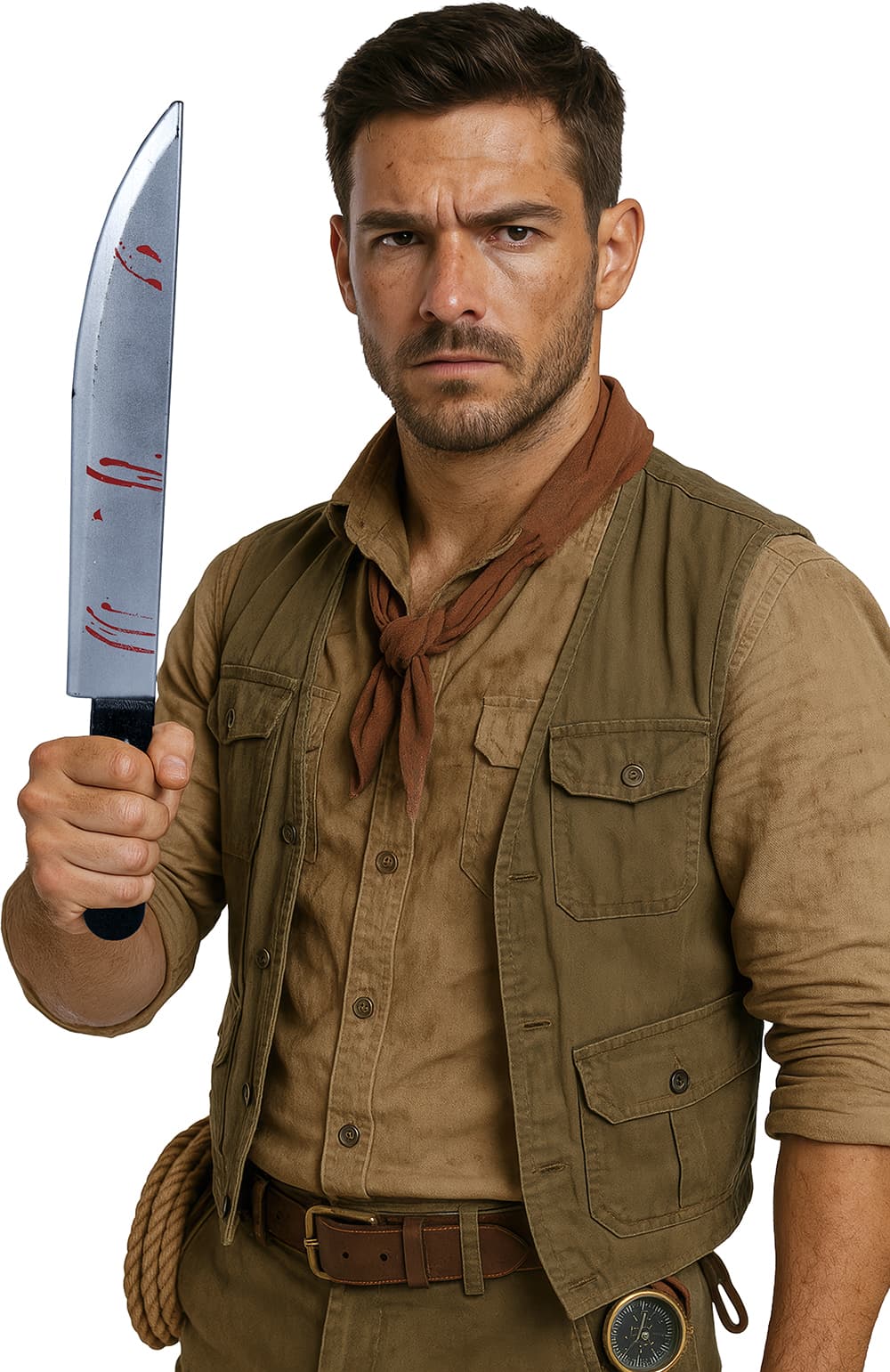 Kniv med blod, 45 cm