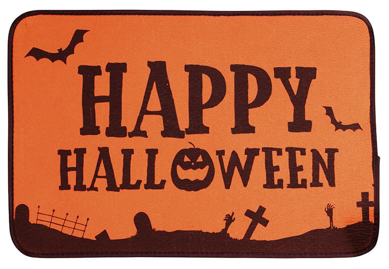 Halloween-dørmåtte, 60 × 40 cm