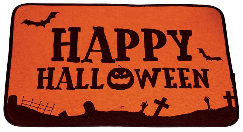 Halloween-dørmåtte, 60 × 40 cm