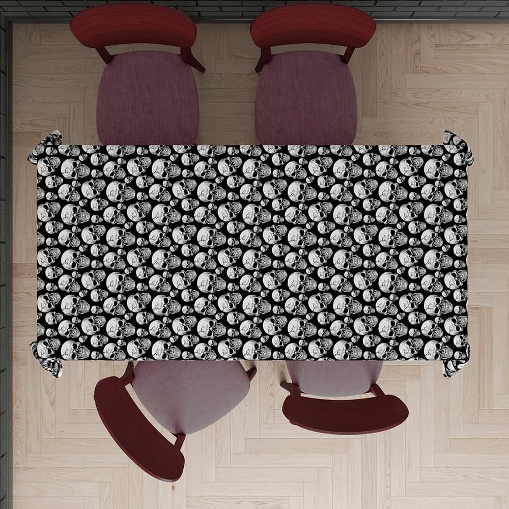 Dug med kranier 137 × 274 cm