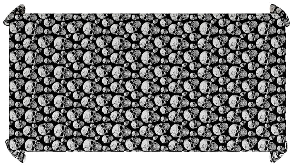 Dug med kranier 137 × 274 cm