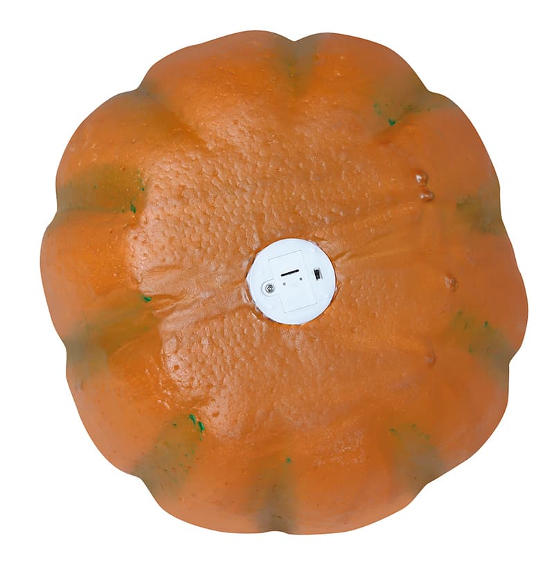 Græskar i skum med lys, 24 cm
