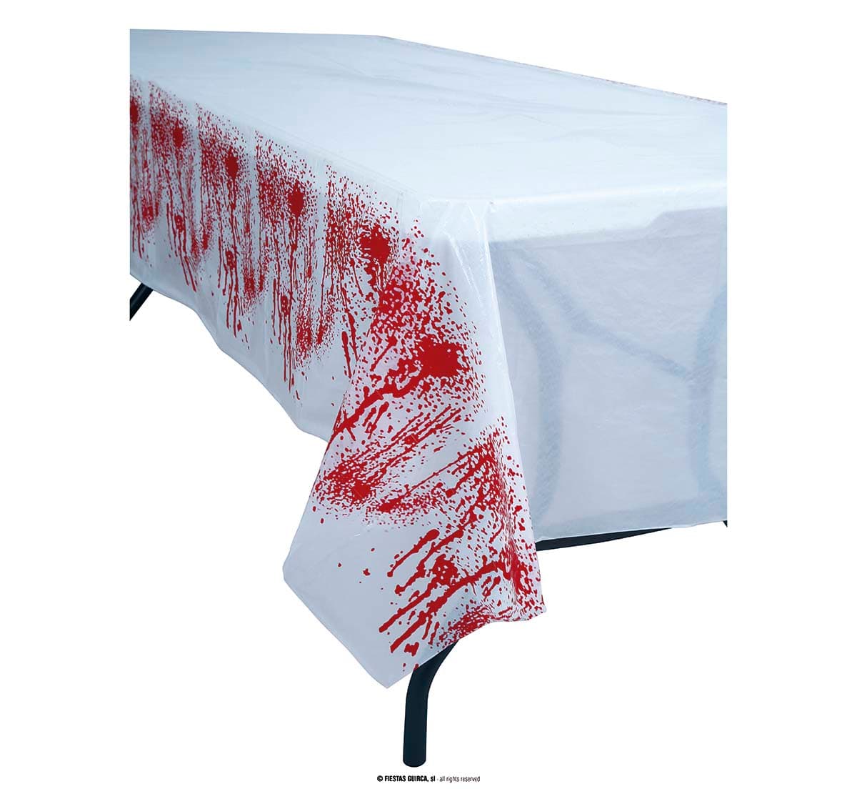 Plastikdug med blod 137 × 277 cm
