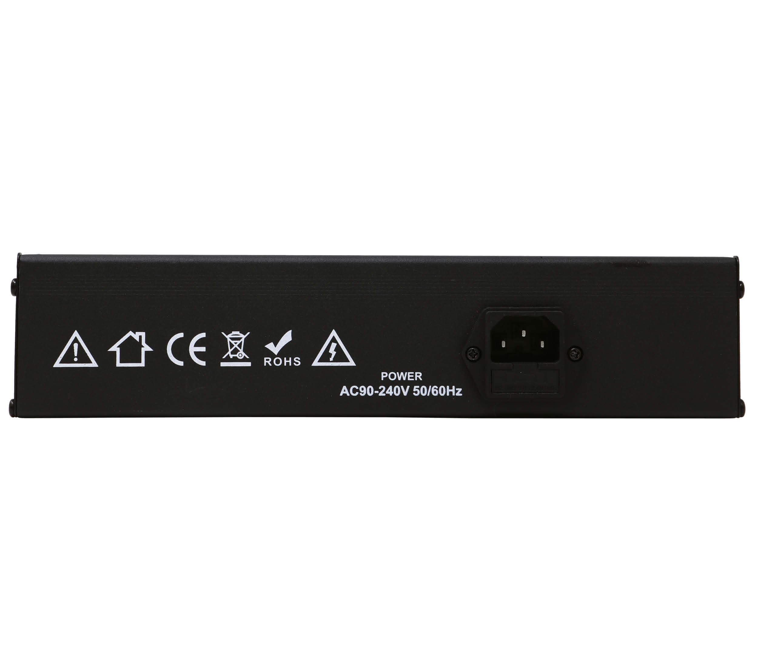 UV-sortlys med 6 LED, 6 × 3 W, til indendørs brug