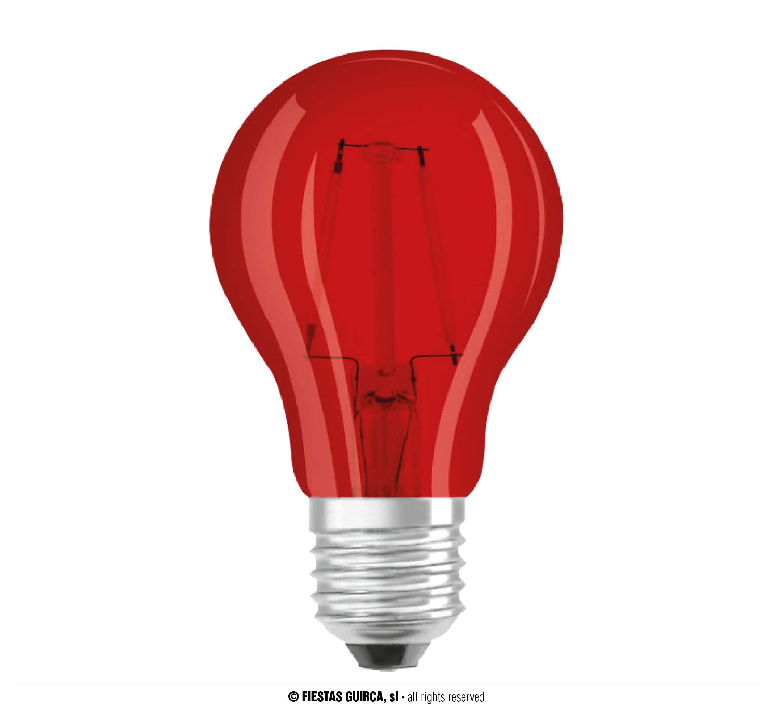 Rød LED-pære 5 W