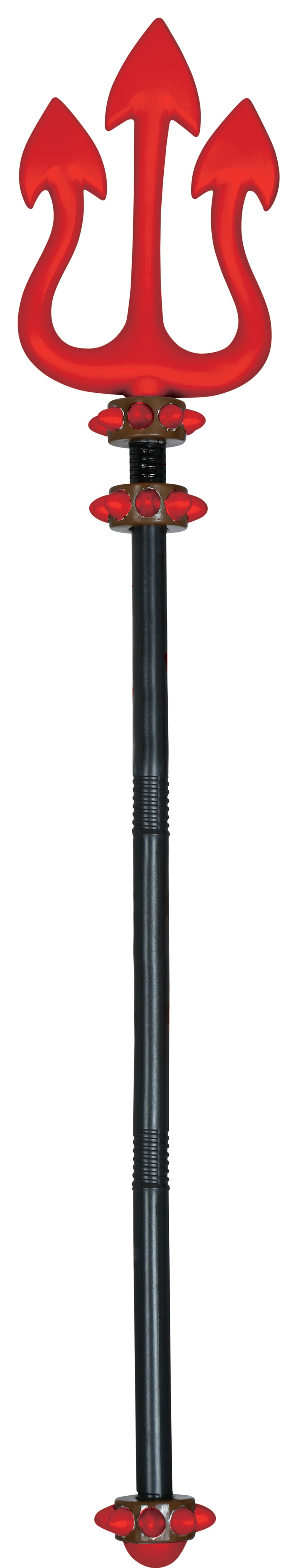 Rød djævletrefork, kan skilles ad, 100 cm