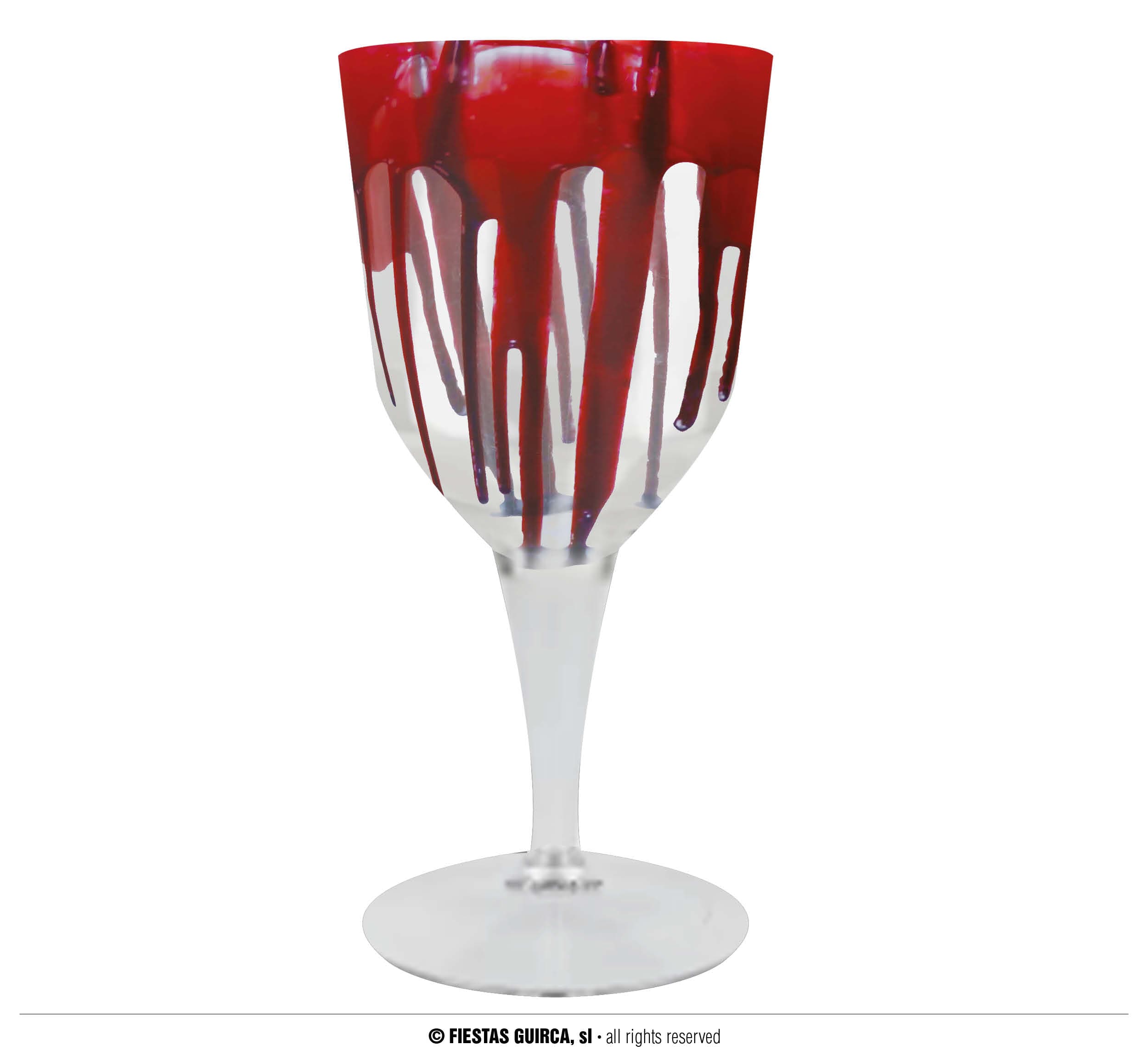 Blodigt glas, 9 × 19 cm