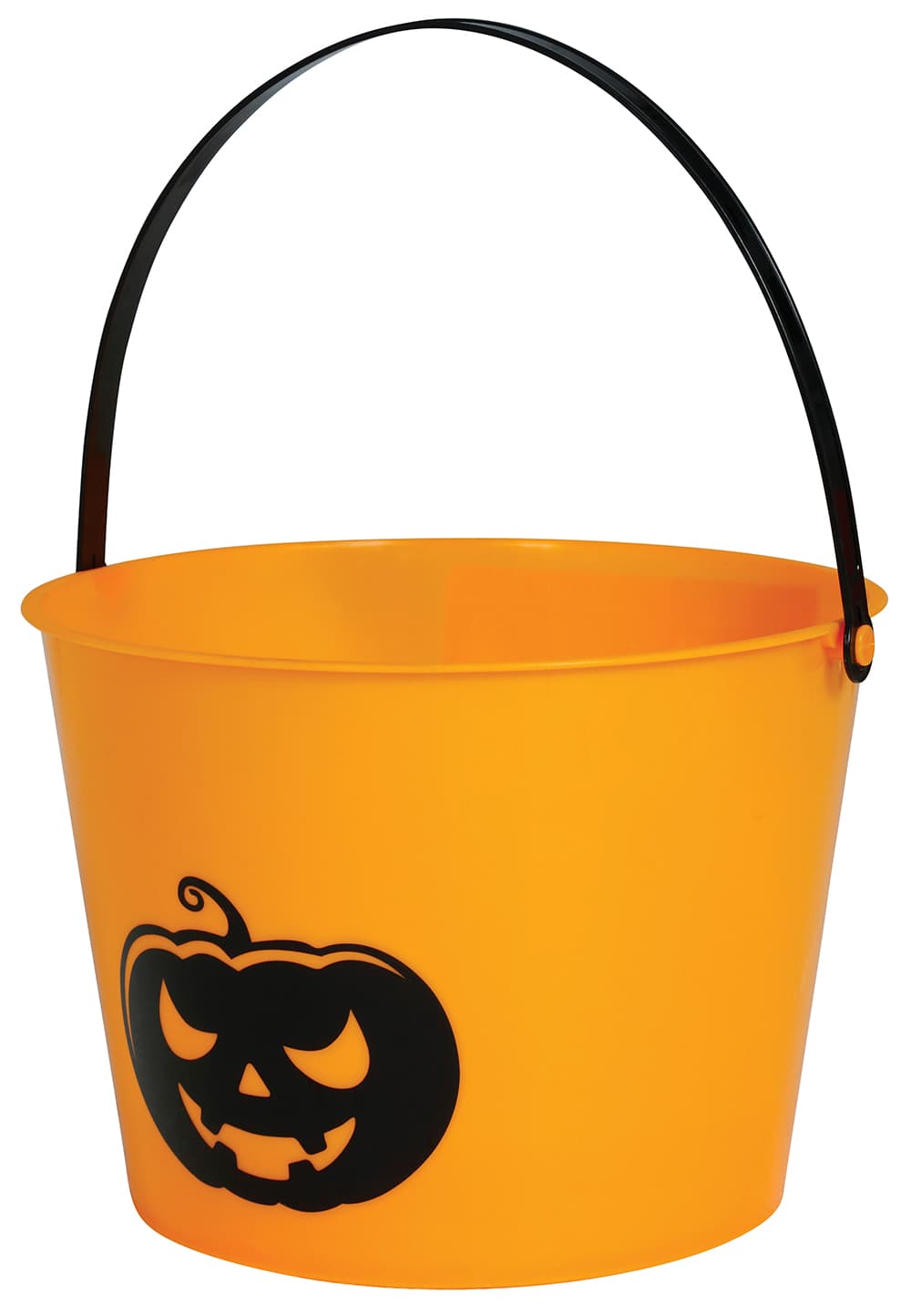 Slikspand med lys i bunden, orange, 15 cm